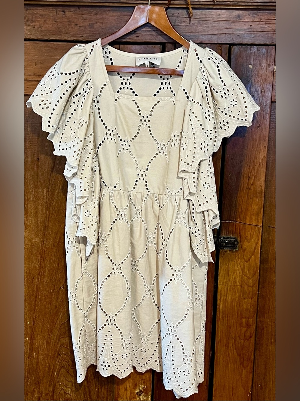 Munthe Hico Ruffled Sleeve Mini Dress size 36